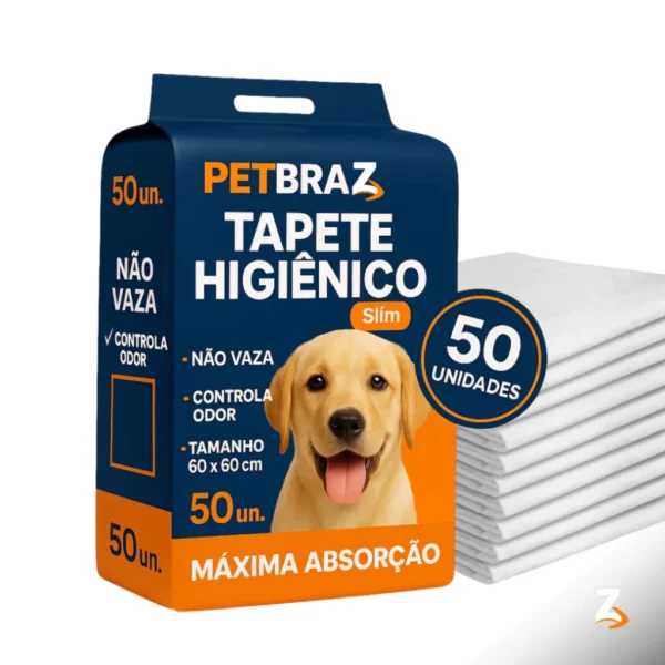 Tapete Higienico PetBraz 50 Unidades Envio Imediato