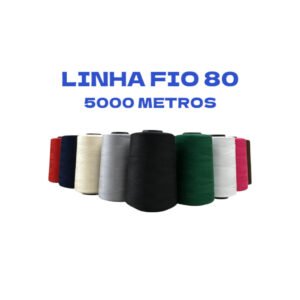 Linha fio 80 cone 5000 metros - Costura,Bordado e Artesanato