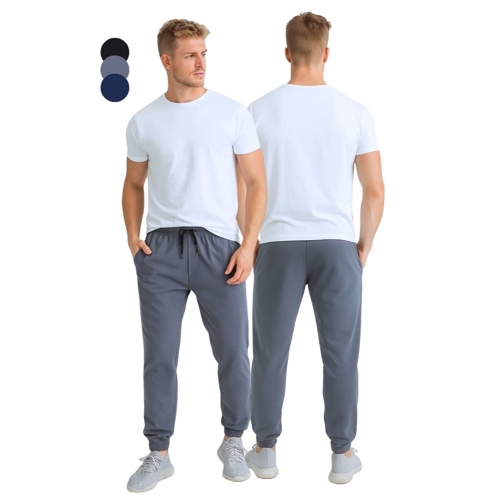 Calça Masculina Poliéster com Elastano – Conforto e Flexibilidade