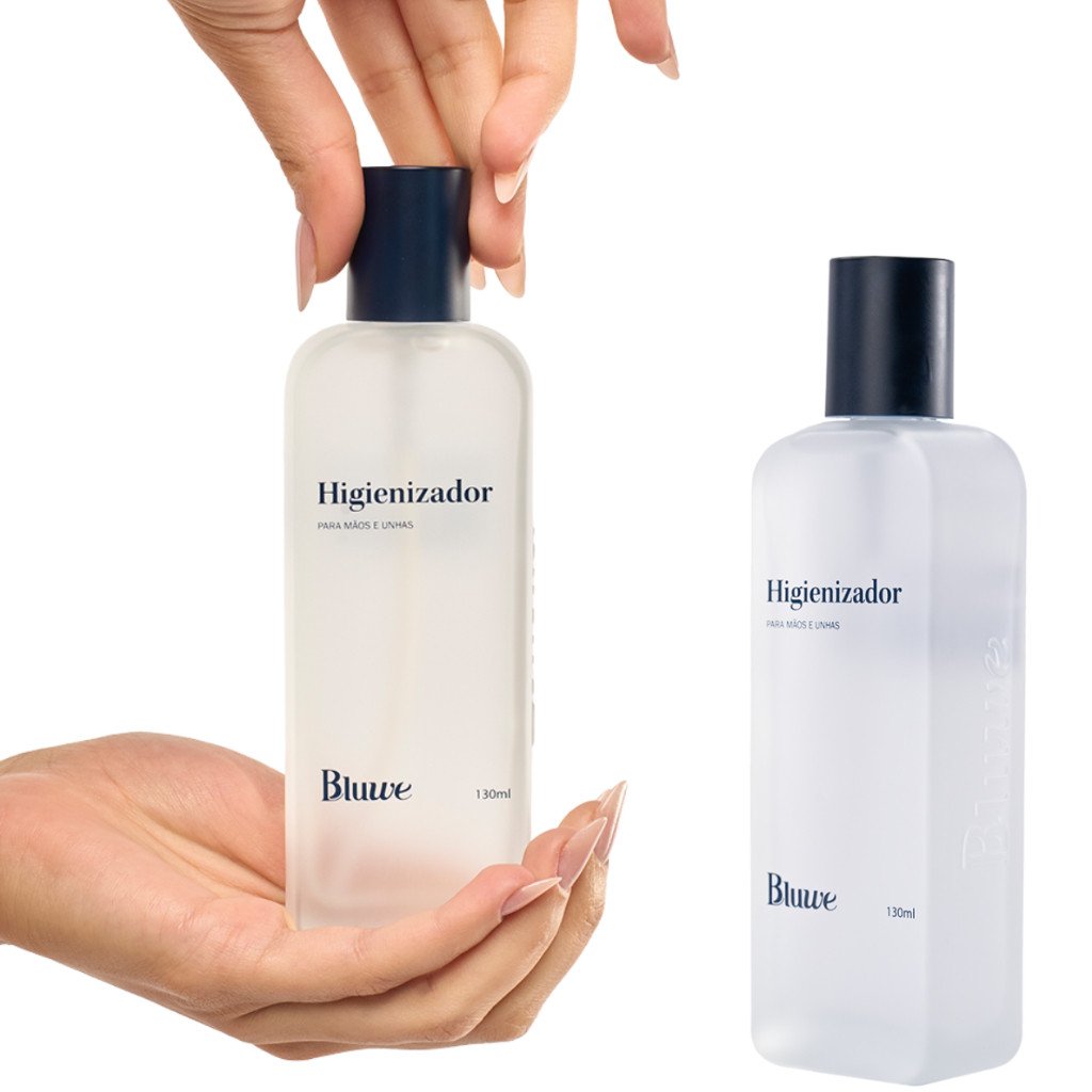 Higienizador de unhas da Bluwe - Limpa e desengordura - Alongamento, gel, blindagem. Hipoalergênico.