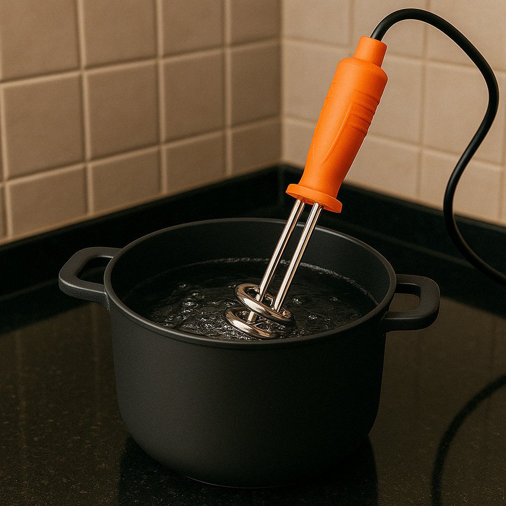 Ebulidor Elétrico Rabo Quente - Ferva Água Rápido para Banho Quente ou Cozinha com Agilidade