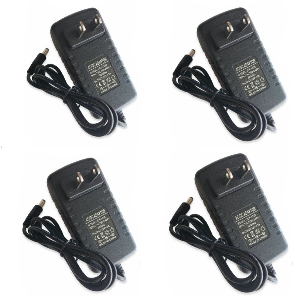 Fonte para fita de led 12 V 3A bivolt AC/ DC adapter 2,5mm estabilizada 4 unidades