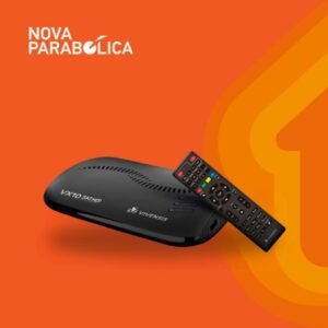 Receptor TV Full HD Via Satélite Bivolt Vivensis VX10 Nova Parabolica Digital Sitio Fazenda 127/220W