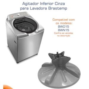 Agitador Inferior Cinza Lavadora Brastemp Bwn15 Original