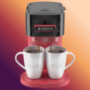 Cafeteira Eletrica Cadence Single Up Caf230 127V Preto E Vermelho