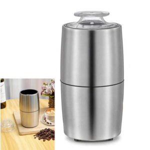 Moedor de Café Elétrico Triturador de Grãos Aço Inox 200W - 110v