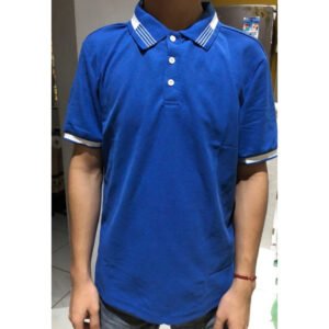 Camisa polo masculina azul royal